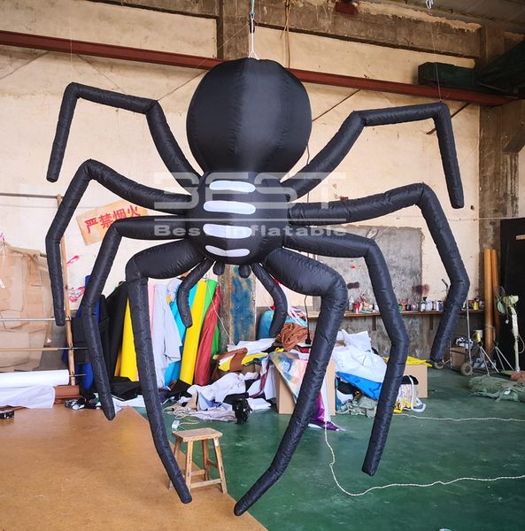 2.5m inflatable black spider ceiling hanging decoration event ball animals for halloween party
2.5m inflatable black spider ceiling hanging decoration event ball animals for halloween party