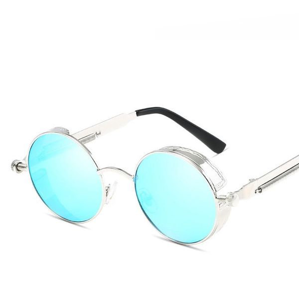 sunglasses 2021classic gothic steampunk polarized men women brand designer vintage round metal frame sun glasses uv400, White;black
sunglasses 2021classic gothic steampunk polarized men women brand designer vintage round metal frame sun glasses uv400, White;black