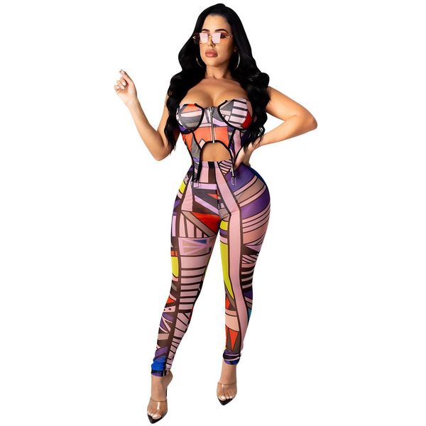 zipper up two piece set womens pants fashion casual outfits sling printing crop pencil pant sleeveless club suit, White
zipper up two piece set womens pants fashion casual outfits sling printing crop pencil pant sleeveless club suit, White