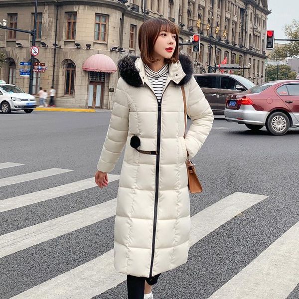 women's down & parkas 2021 x-long women winter jacket plus size hooded with false fur female coat long slim warm korean style, Black
women's down & parkas 2021 x-long women winter jacket plus size hooded with false fur female coat long slim warm korean style, Black