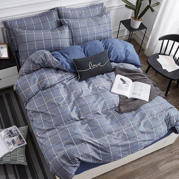 bedding sets 4pcs elegant striped plaid spring simple bedsheet pillowcase student dormitory blanket king size coverlet
bedding sets 4pcs elegant striped plaid spring simple bedsheet pillowcase student dormitory blanket king size coverlet