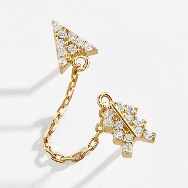 stud exquisite crystal zircon arrow earrings for women charming gold chain earring accessories creative party jewelry gift, Golden;silver
stud exquisite crystal zircon arrow earrings for women charming gold chain earring accessories creative party jewelry gift, Golden;silver
