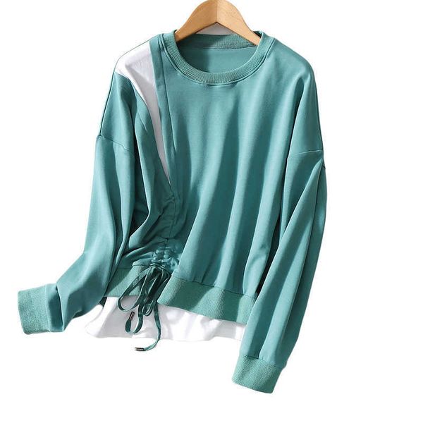 fashion fleece hoodies g4 no binding and cracking color contrast design with drawcord at the hem for a slim loose cotton sweater, Black
fashion fleece hoodies g4 no binding and cracking color contrast design with drawcord at the hem for a slim loose cotton sweater, Black