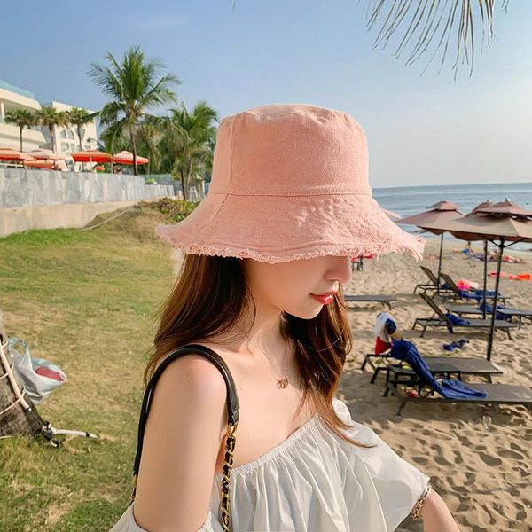 wide brim hats cotton fringed fisherman cap soft aluminum wire shape water wash bucket hat women's four seasons solid outing basin, Blue;gray
wide brim hats cotton fringed fisherman cap soft aluminum wire shape water wash bucket hat women's four seasons solid outing basin, Blue;gray