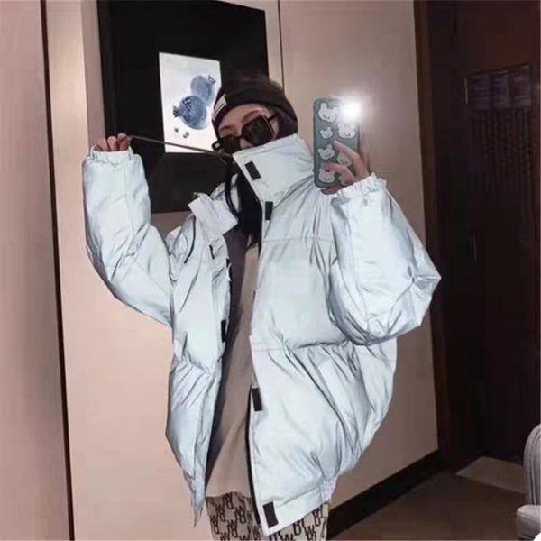 men's jackets european and american hip-hop street reflective cotton jacket green men women down fw21, Black;brown
men's jackets european and american hip-hop street reflective cotton jacket green men women down fw21, Black;brown