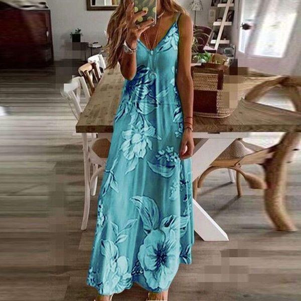 casual dresses women dress summer 2021 sleeveless vestido solid beach long round neck sling v bohemian female clothes #g2, Black;gray
casual dresses women dress summer 2021 sleeveless vestido solid beach long round neck sling v bohemian female clothes #g2, Black;gray