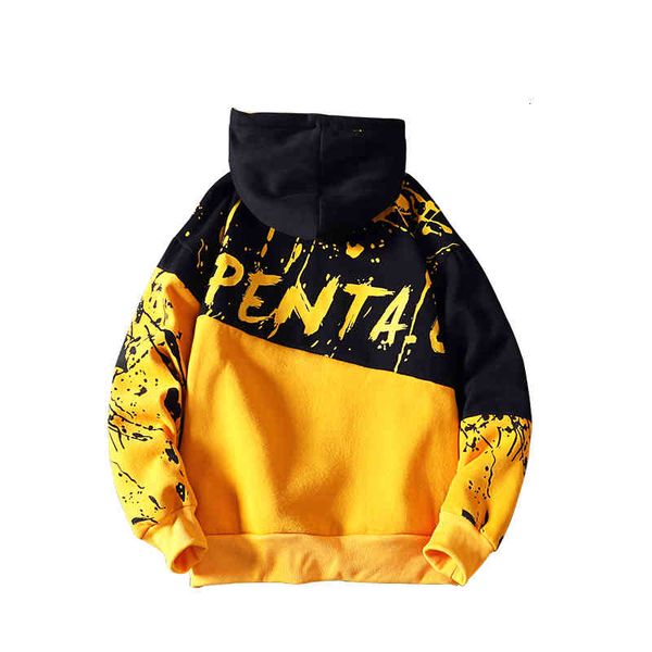 men's jackets men hoodies street hip hop splice pullover sportswear sweatshirt print tracksuit, Black;brown
men's jackets men hoodies street hip hop splice pullover sportswear sweatshirt print tracksuit, Black;brown
