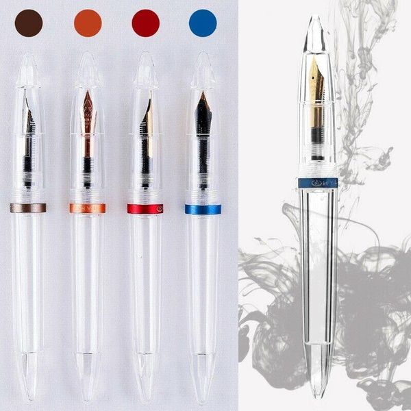 fountain pens 0.5mm nib transparent pen clear eyedropper student school supplies writing stationery office gift
fountain pens 0.5mm nib transparent pen clear eyedropper student school supplies writing stationery office gift