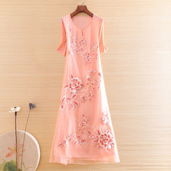 dress high-end summer women vintage dresses embroidery elegant lady slim a-line party embroidered organza dress s-xxl, Black;gray
dress high-end summer women vintage dresses embroidery elegant lady slim a-line party embroidered organza dress s-xxl, Black;gray