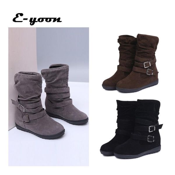 boots autumn and winter snow women's middle tube thick plush waterproof cotton shoes bottom office lady casual daily, Black
boots autumn and winter snow women's middle tube thick plush waterproof cotton shoes bottom office lady casual daily, Black