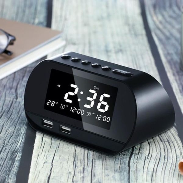 desk & table clocks dual usb charging alarm clock smart wireless radio lcd calendar temperature display for bedroom desktop
desk & table clocks dual usb charging alarm clock smart wireless radio lcd calendar temperature display for bedroom desktop