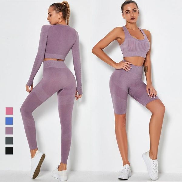 running sets 2/4pcs seamless women yoga set workout sportswear gym clothes fitness long sleeve crop high waist leggings sports suit 2021, Black;blue
running sets 2/4pcs seamless women yoga set workout sportswear gym clothes fitness long sleeve crop high waist leggings sports suit 2021, Black;blue