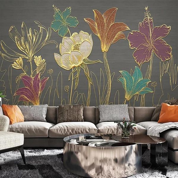 wallpapers custom 3d wall murals wallpaper luxury golden embossed flower leaves modern living room dining background po paper
wallpapers custom 3d wall murals wallpaper luxury golden embossed flower leaves modern living room dining background po paper