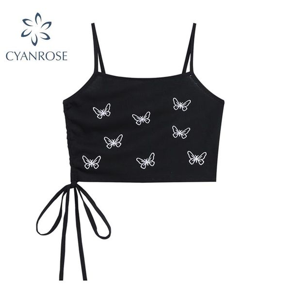 womens butterfly print y2k black camisole vintage streetwear lace-up clubwear spaghetti strap sleeveless chic camis women's tanks, White
womens butterfly print y2k black camisole vintage streetwear lace-up clubwear spaghetti strap sleeveless chic camis women's tanks, White