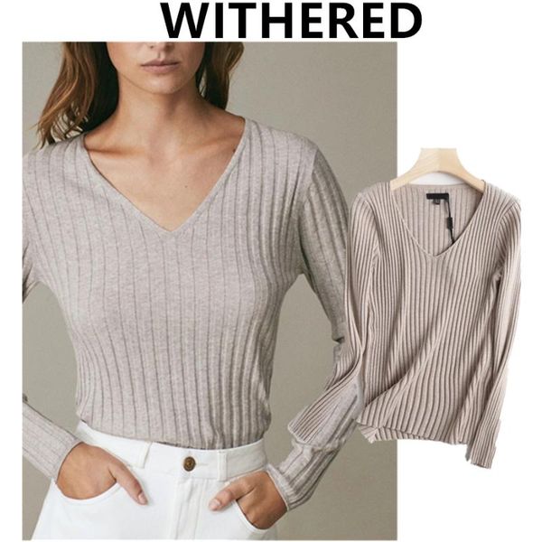 women's sweaters maxdutti women 2021 winter england style fashion elegant solid v-neck wool rib pull femme pullovers, White;black
women's sweaters maxdutti women 2021 winter england style fashion elegant solid v-neck wool rib pull femme pullovers, White;black