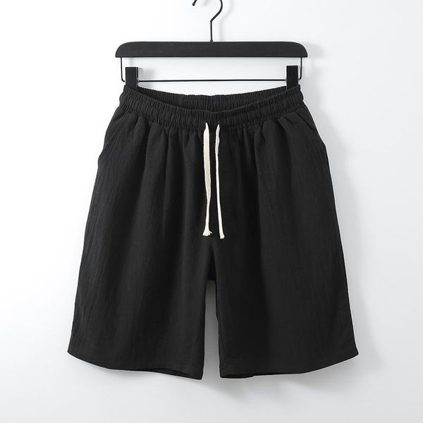 men's shorts spring and summer korean style trendy casual pants linen youth large trunks loose cotton, White;black
men's shorts spring and summer korean style trendy casual pants linen youth large trunks loose cotton, White;black