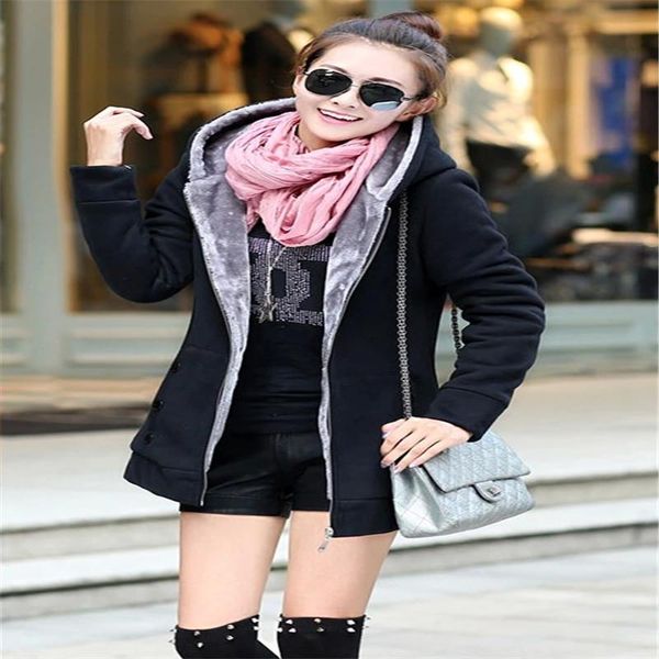 women's hoodies & sweatshirts autumn winter coat women fashion2021casual zipper hooded jacket sweatshirt female vintage plus size, Black
women's hoodies & sweatshirts autumn winter coat women fashion2021casual zipper hooded jacket sweatshirt female vintage plus size, Black