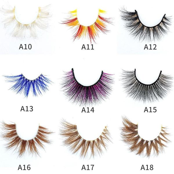 pair a10 colored mink false eyelashes curling fluffy fake eye lash strip lashes makeup beauty eyelash extension tools
pair a10 colored mink false eyelashes curling fluffy fake eye lash strip lashes makeup beauty eyelash extension tools