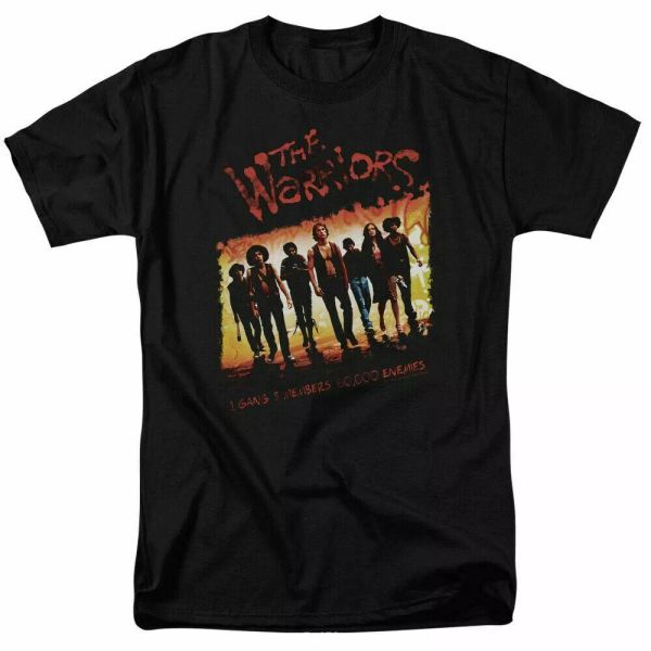 the warriors one gang t shirt licensed movie retro classic tee new black, White;black
the warriors one gang t shirt licensed movie retro classic tee new black, White;black