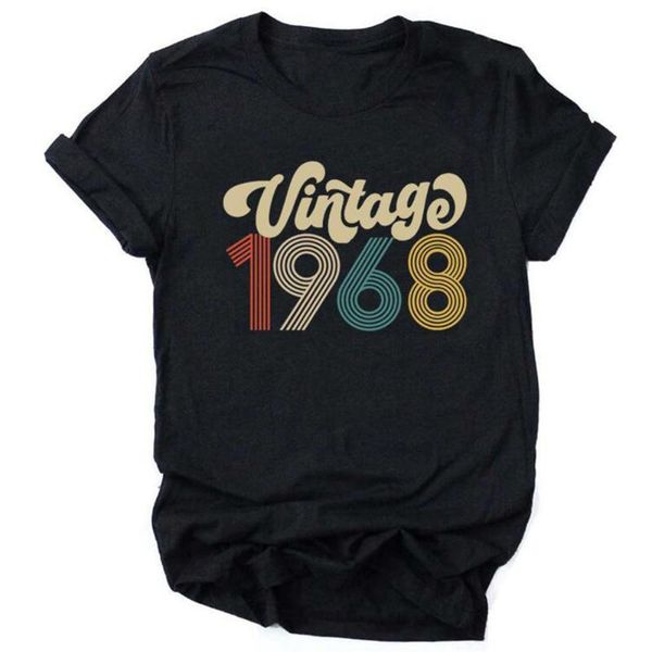 women's t-shirt woman clothes o neck short sleeve aesthetic tee vintage 1968 women t shirt 53rd birthday party, White
women's t-shirt woman clothes o neck short sleeve aesthetic tee vintage 1968 women t shirt 53rd birthday party, White