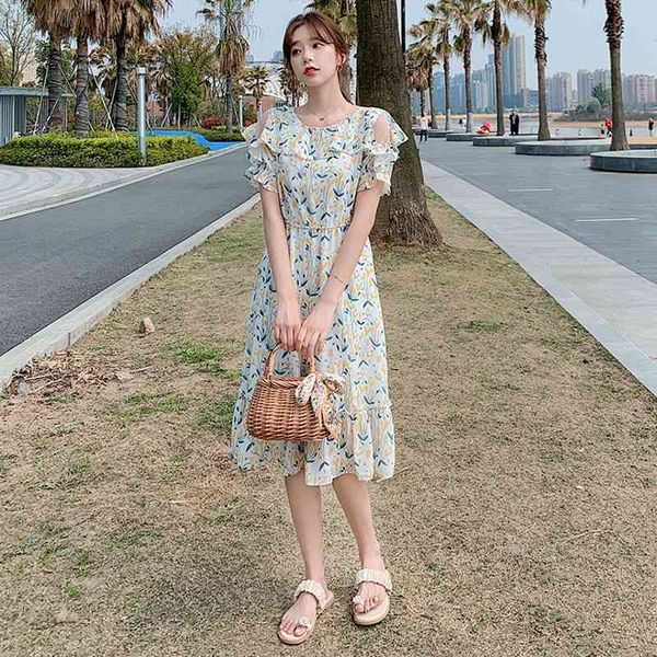 llzacoosh summer women flower print ruffles o neck pleated dress fashion designer elegant chiffon vintage midi dresses 210514, Black;gray
llzacoosh summer women flower print ruffles o neck pleated dress fashion designer elegant chiffon vintage midi dresses 210514, Black;gray