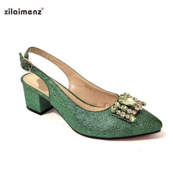 green color pumps women italian shoes without bag matching novelty african possible with evening good quality dress, Black
green color pumps women italian shoes without bag matching novelty african possible with evening good quality dress, Black