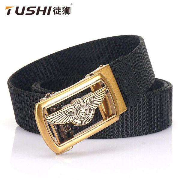 belts tushi 2021 fashion men belt 120cm*3.4cm nylon male ceinture flying eagle metal automatic buckle waistband cinto masculinos, Black;brown
belts tushi 2021 fashion men belt 120cm*3.4cm nylon male ceinture flying eagle metal automatic buckle waistband cinto masculinos, Black;brown