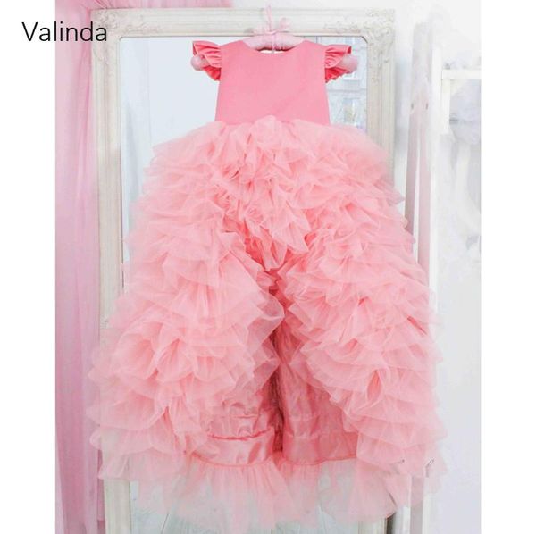 girl's dresses pleated high low pageant for girls birthday party wear flower girl dress formal occasion gowns, Red;yellow
girl's dresses pleated high low pageant for girls birthday party wear flower girl dress formal occasion gowns, Red;yellow