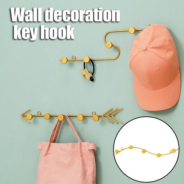 hooks & rails coat hook wall mounted decorative metal hanger with hanging holes creative modern art rail for hat key scarf hks99
hooks & rails coat hook wall mounted decorative metal hanger with hanging holes creative modern art rail for hat key scarf hks99