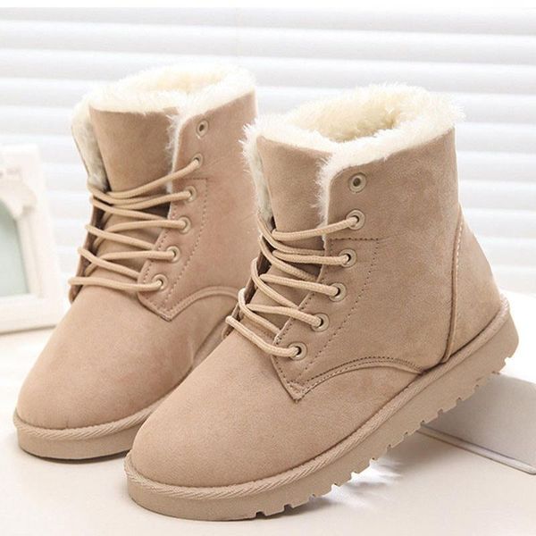 boots winter women short plush snow women's keep warm ankle woman solid platform flat ladies fashion lace up shoes, Black
boots winter women short plush snow women's keep warm ankle woman solid platform flat ladies fashion lace up shoes, Black