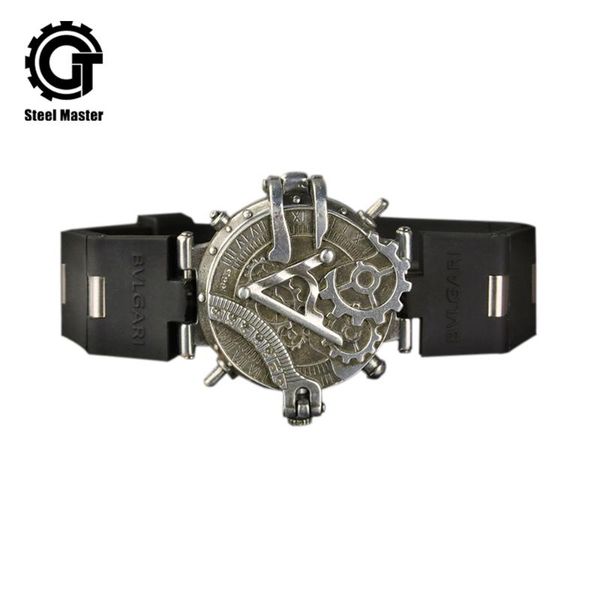 wristwatches fashion black business men wristwatch alloy digital watches mechanical quartz male clock relogio masculino gt24, Slivery;brown
wristwatches fashion black business men wristwatch alloy digital watches mechanical quartz male clock relogio masculino gt24, Slivery;brown