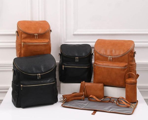 diaper bags fashion pu brown backpack for baby large capacity waterproof pockets bag mother travel stroller
diaper bags fashion pu brown backpack for baby large capacity waterproof pockets bag mother travel stroller