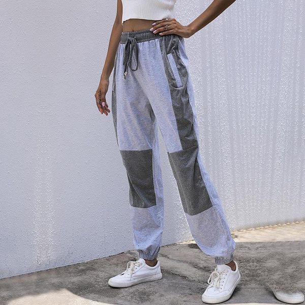 women's pants & capris explosive style european and american stitching loose fashion sports trousers women, Black;white
women's pants & capris explosive style european and american stitching loose fashion sports trousers women, Black;white