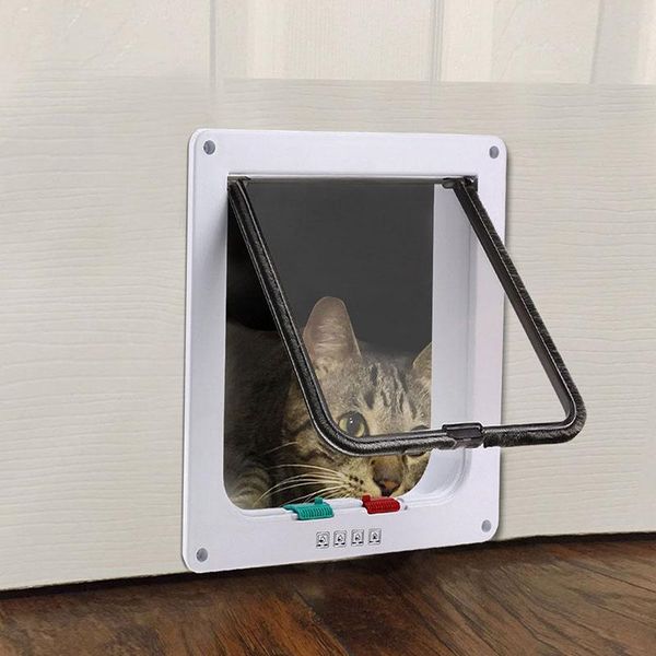 cat carriers,crates & houses kitten small pet gate door abs plastic security flap dog with 4 way for cats kit
cat carriers,crates & houses kitten small pet gate door abs plastic security flap dog with 4 way for cats kit