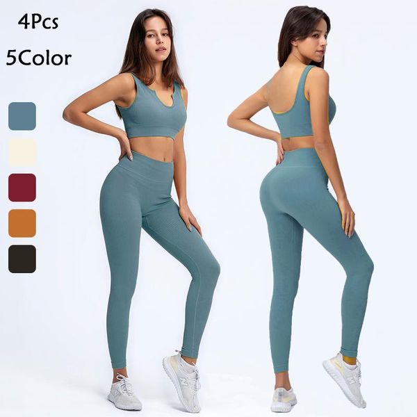 yoga outfit women u collar seamless set sportswear gym clothing crop bra leggings fitness workout short suits 2/3/4 pcs
yoga outfit women u collar seamless set sportswear gym clothing crop bra leggings fitness workout short suits 2/3/4 pcs