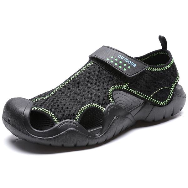 sandals summer men breathable mesh male sandal beach shoes water slippers fashion slides casual size 40-47, Black
sandals summer men breathable mesh male sandal beach shoes water slippers fashion slides casual size 40-47, Black