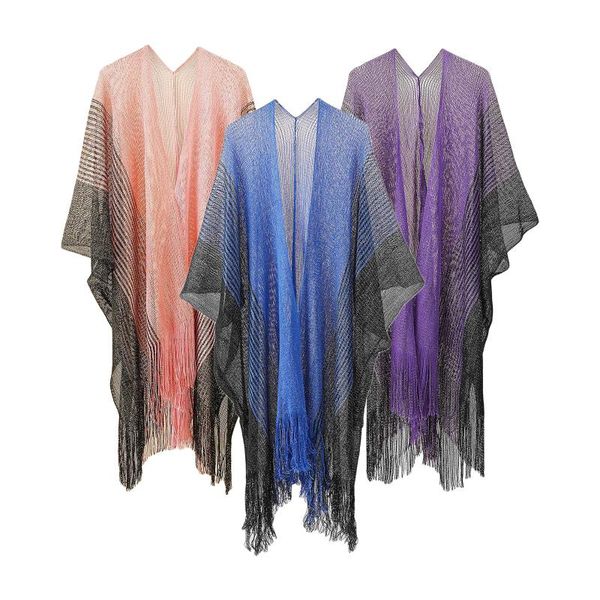 women's swimwear kimono cover up summer lightweight gradual change color chiffon beachwear for bikini, cardigan and, White;black
women's swimwear kimono cover up summer lightweight gradual change color chiffon beachwear for bikini, cardigan and, White;black