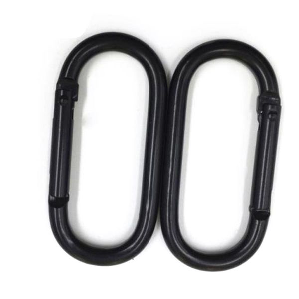 cords, slings and webbing 100 pcs black metal carabiner hook keychain climbing equipment outdoor accessories universal buckle
cords, slings and webbing 100 pcs black metal carabiner hook keychain climbing equipment outdoor accessories universal buckle