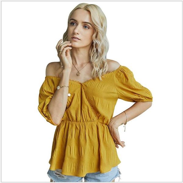 women's blouses & shirts plus size blouse women 2021 summer short sleeve office ladies boho shirt elegant work casual female clothing, White
women's blouses & shirts plus size blouse women 2021 summer short sleeve office ladies boho shirt elegant work casual female clothing, White