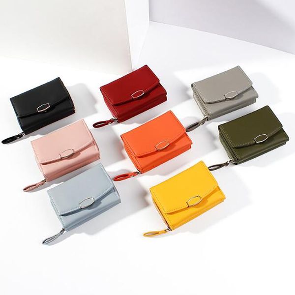 wallets fashion women trifold female purses with zipper pocket ladies small wallet holder money card coin bag femme, Red;black
wallets fashion women trifold female purses with zipper pocket ladies small wallet holder money card coin bag femme, Red;black