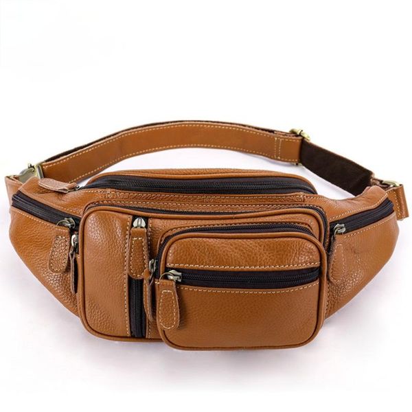 waist bags leather men's bag outdoor leisure cowhide crossbody chest oil wax retro 8336 
waist bags leather men's bag outdoor leisure cowhide crossbody chest oil wax retro 8336