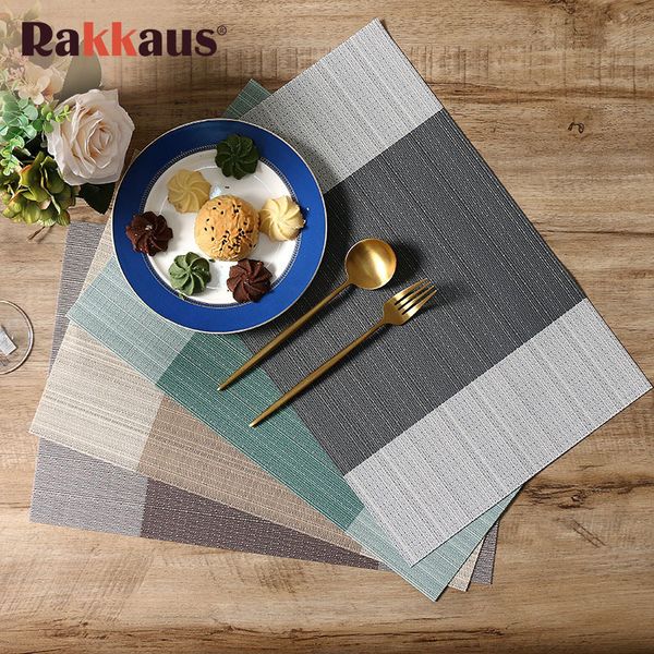 4pcs 45*30cm placemats kitchen dinning table place mats non-slip dish bowl placement heat stain resistant table decorative mats
4pcs 45*30cm placemats kitchen dinning table place mats non-slip dish bowl placement heat stain resistant table decorative mats