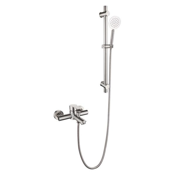 stainless steel simple shower set, portable and cold mixing valve triple faucet bathroom sets
stainless steel simple shower set, portable and cold mixing valve triple faucet bathroom sets