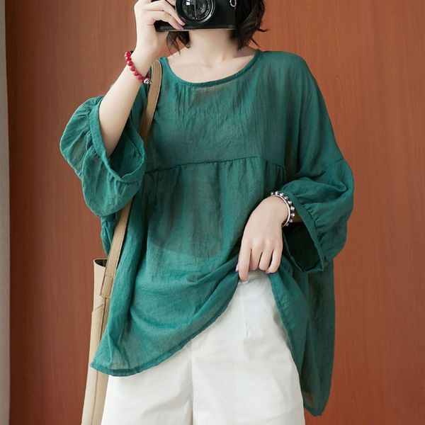oversized women cotton linen casual t-shirts new arrival summer vintage style batwing sleeve loose female tees s3769 210412, White
oversized women cotton linen casual t-shirts new arrival summer vintage style batwing sleeve loose female tees s3769 210412, White