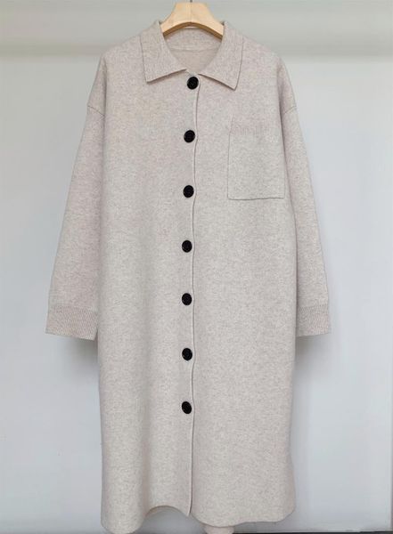 women's knits & tees women sweater lapel single-breasted mid-length cashmere knitted cardigan dress, White
women's knits & tees women sweater lapel single-breasted mid-length cashmere knitted cardigan dress, White