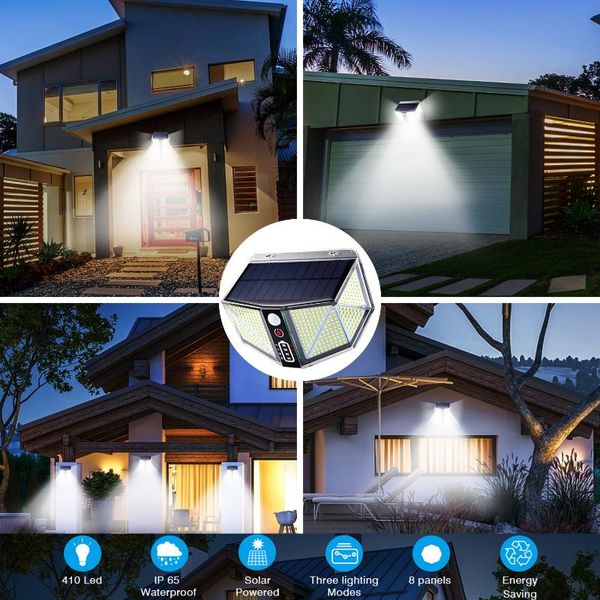 solar lamps wall 410 led sensor light outdoor waterproof street garden decoration sunlight powered security
solar lamps wall 410 led sensor light outdoor waterproof street garden decoration sunlight powered security