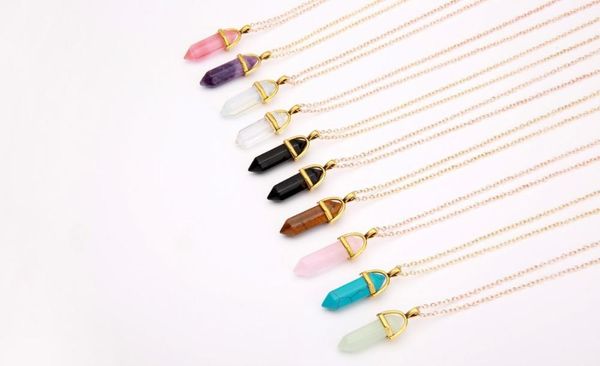 pendant necklaces hexagon prism 2021 fashion natural crystal multicolor snake chain necklace long yy464, Silver
pendant necklaces hexagon prism 2021 fashion natural crystal multicolor snake chain necklace long yy464, Silver