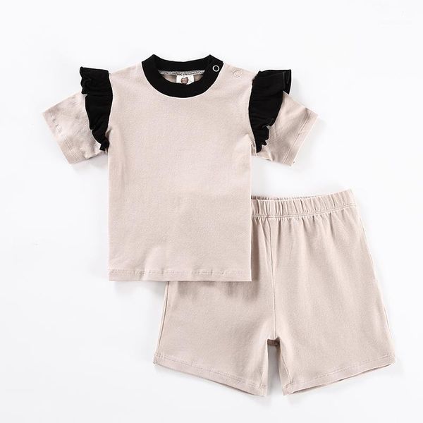 clothing sets 2pcs set baby clothes short and shorts children casual ruffles button kids contrast color fashion1, White
clothing sets 2pcs set baby clothes short and shorts children casual ruffles button kids contrast color fashion1, White