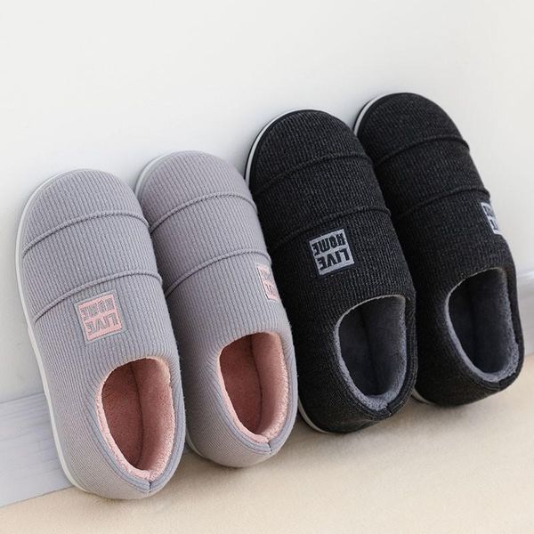 slippers women indoor knitted warm plush autumn winter shoes woman men home floor slipper anti-slip ladies soft footwear, Black
slippers women indoor knitted warm plush autumn winter shoes woman men home floor slipper anti-slip ladies soft footwear, Black