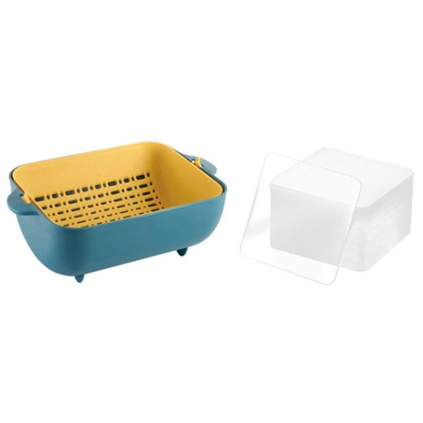 pcs double sided tape transparent seamless magic & 1 rotating vegetable sink drain basket storage baskets
pcs double sided tape transparent seamless magic & 1 rotating vegetable sink drain basket storage baskets